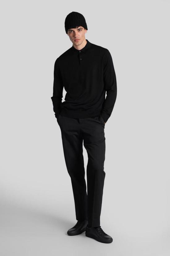 25FW 발렌타인 긴팔 셔츠 427674 B2W034 16W02 Black - BALLANTYNE