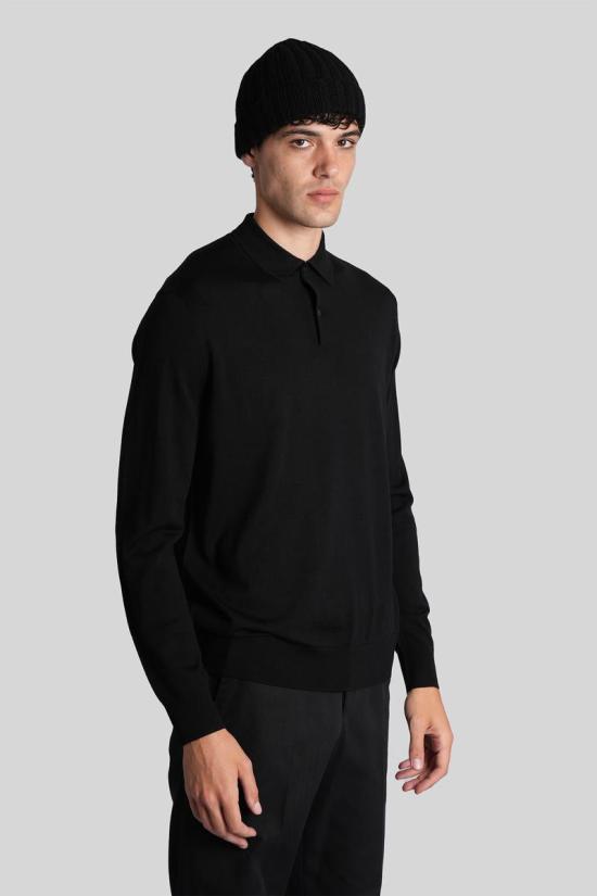 25FW 발렌타인 긴팔 셔츠 427674 B2W034 16W02 Black - BALLANTYNE