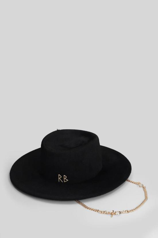 25FW 루슬란바진스키 버킷햇 423026 GMB033F PRS CHA RB Black - RUSLAN BAGINSKIY