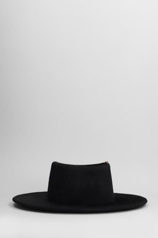 25FW 루슬란바진스키 버킷햇 423026 GMB033F PRS CHA RB Black - RUSLAN BAGINSKIY