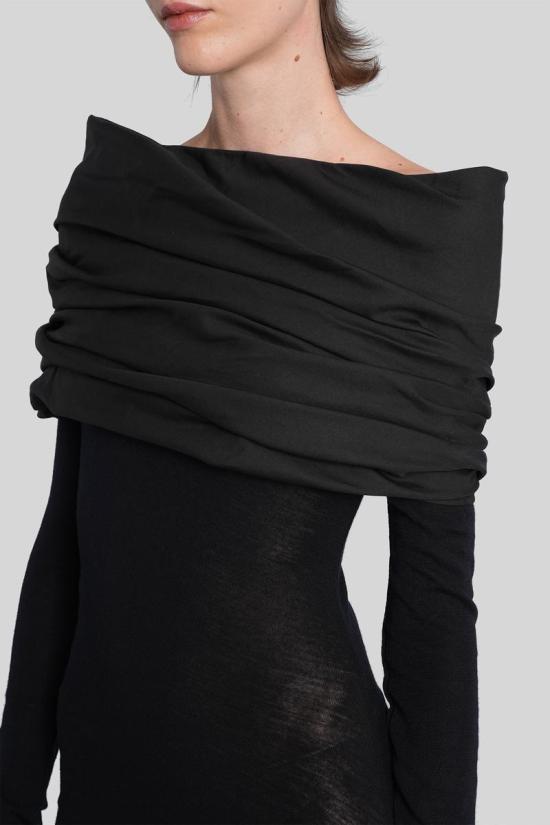 25FW 엔타이어 스튜디오 롱 원피스 425863 ESW W25 6022 Black - ENTIRE STUDIOS