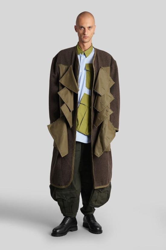 25FW 꼼데가르송 긴팔 셔츠 428030 PP B002 W25 Blue - COMME DES GARCONS