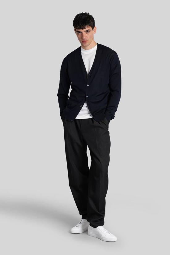 25FW 발렌타인 가디건 427703 B2K001 16W02 BLUE - BALLANTYNE