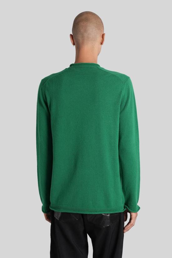 25FW 꼼데가르송 스웨터 426278 FP N007 W25 GREEN - COMME DES GARCONS