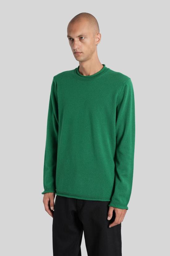 25FW 꼼데가르송 스웨터 426278 FP N007 W25 GREEN - COMME DES GARCONS
