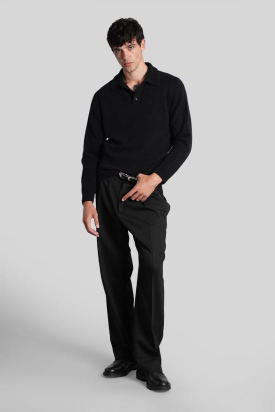 25FW 로베르토 콜리나 긴팔 셔츠 427355 253M32004 Black - ROBERTO COLLINA