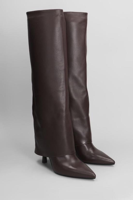 25FW 지젤 모아레 부츠 424090 EMILY Brown - GISEL MOIRE