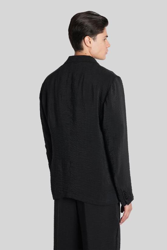 25FW 조르지오 아르마니 자켓 424659 GM001935TE16001 Black - GIORGIO ARMANI