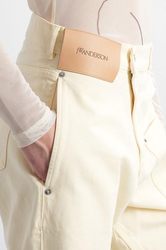 25FW JW앤더슨 데님 팬츠 423312 TR0384PG1775 YELLOW - JW ANDERSON