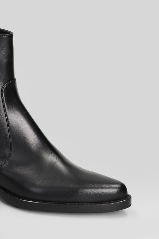 25FW 안나에프 뮬/슬리퍼 428859 9677 Black - ANNA F.