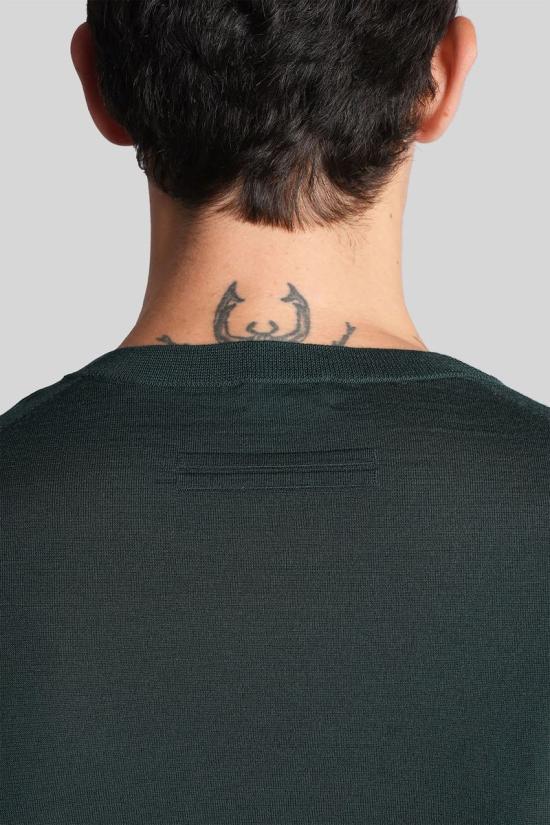 25FW 에르메네질도제냐 스웨터 429158 UGM00A2 110 GREEN - ERMENEGILDO ZEGNA