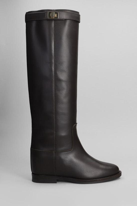 25FW 비아로마 부츠 423812 3807 Brown