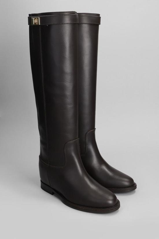 25FW 비아로마 부츠 423812 3807 Brown - VIA ROMA