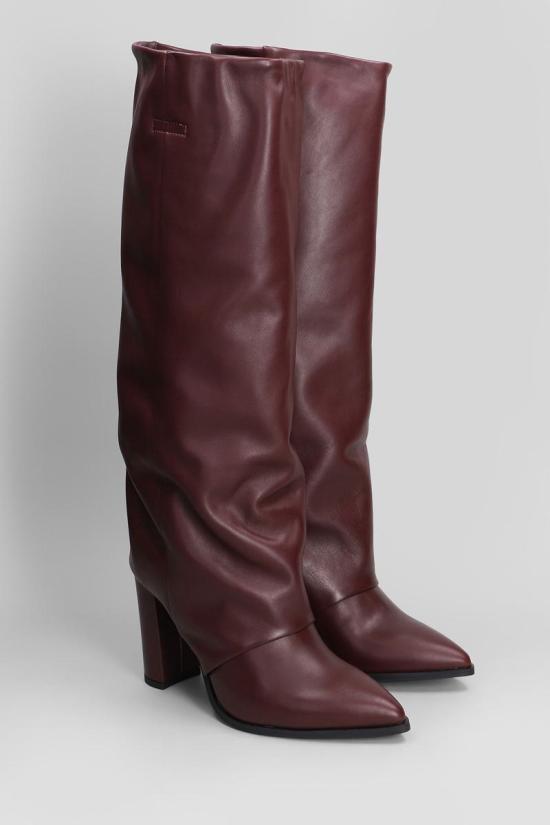 25FW 지젤 모아레 부츠 424092 DIXI Red - GISEL MOIRE