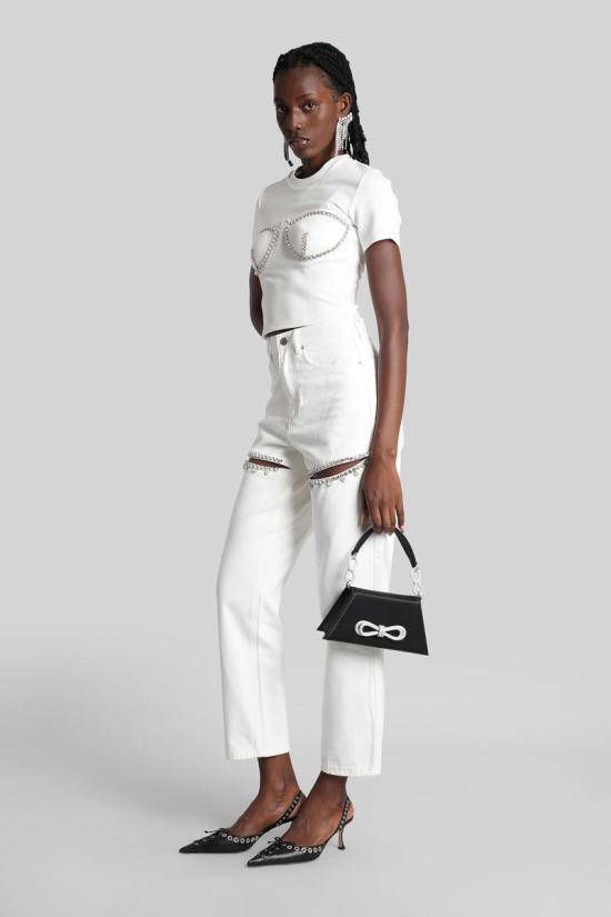 25FW 아레아 데님 팬츠 424169 0000P01333 WHITE - AREA