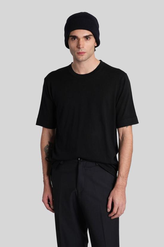 25FW 알파스튜디오 반팔 티셔츠 429344 FE 6853C Black