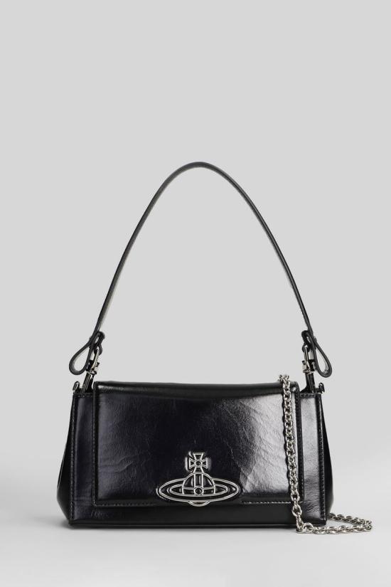 25FW 비비안웨스트우드 숄더백 426377 4602000LW L00BR Black