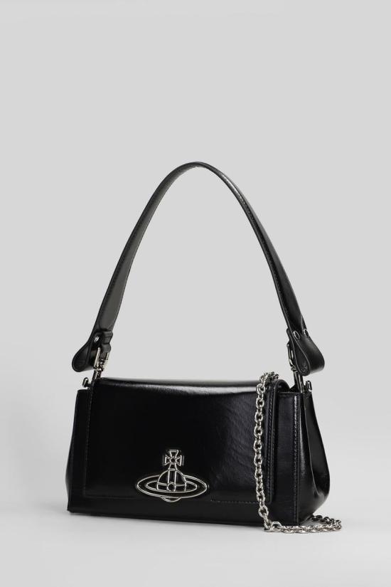 25FW 비비안웨스트우드 숄더백 426377 4602000LW L00BR Black - VIVIENNE WESTWOOD