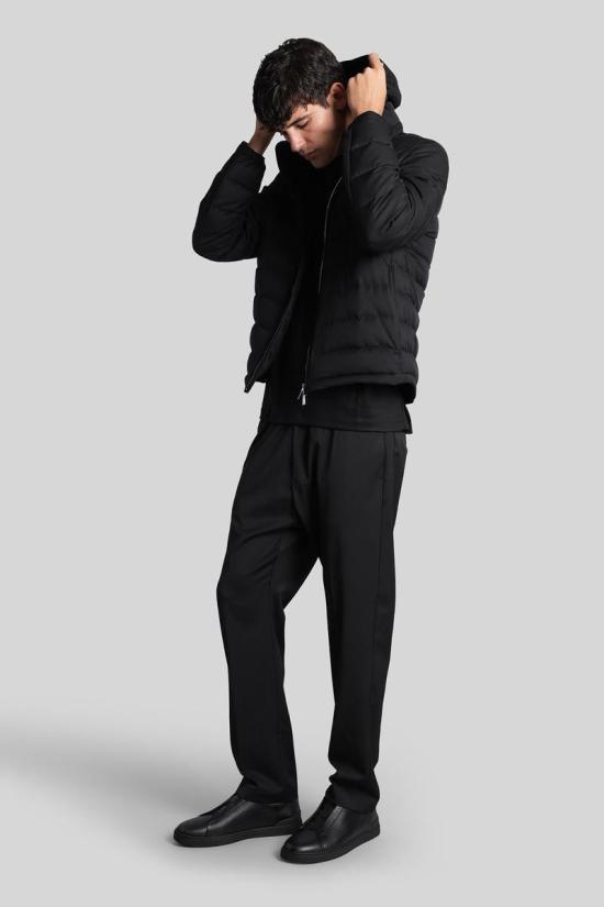 25FW 에르메네질도제냐 숏패딩 429154 UGTC5A2 G211 Black - ERMENEGILDO ZEGNA