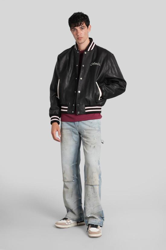 25FW 아미리 봄버 자켓 426754 AMLTVY1003 Black - AMIRI