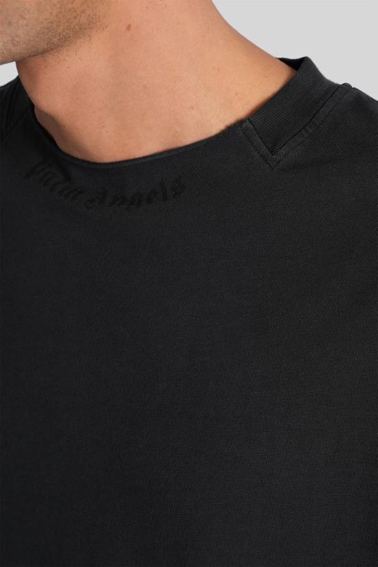 25FW 팜앤젤스 반팔 티셔츠 428139 PMAA10HF25JER001 Black - PALM ANGELS