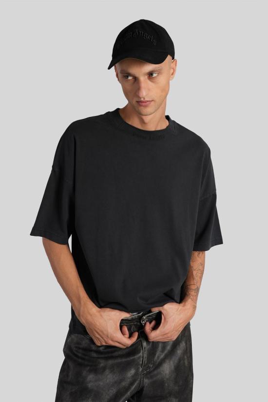 25FW 팜앤젤스 반팔 티셔츠 428139 PMAA10HF25JER001 Black