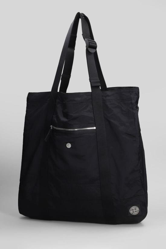 25FW 스톤 아일랜드 토트백 426827 K2S159200013S0251 Black - STONE ISLAND