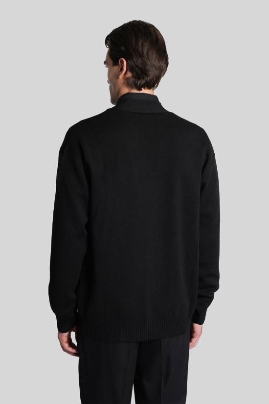 25FW 알파스튜디오 가디건 429554 AU 3061E Black - ALPHA STUDIO