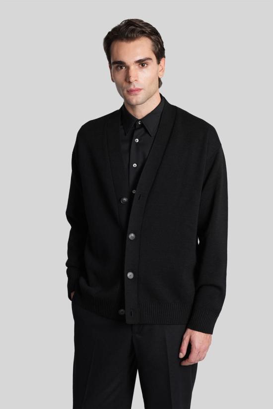 25FW 알파스튜디오 가디건 429554 AU 3061E Black