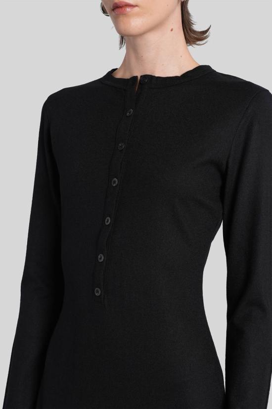 25FW 엔타이어 스튜디오 롱 원피스 425861 ESW W25 6029 Black - ENTIRE STUDIOS