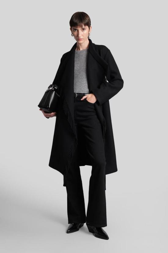 25FW 이로 코트 427491 WM137NICKY Black - IRO