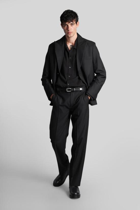 25FW 세퍼 숏팬츠 427068 SS22MIKESUITBLA Black - SEFR