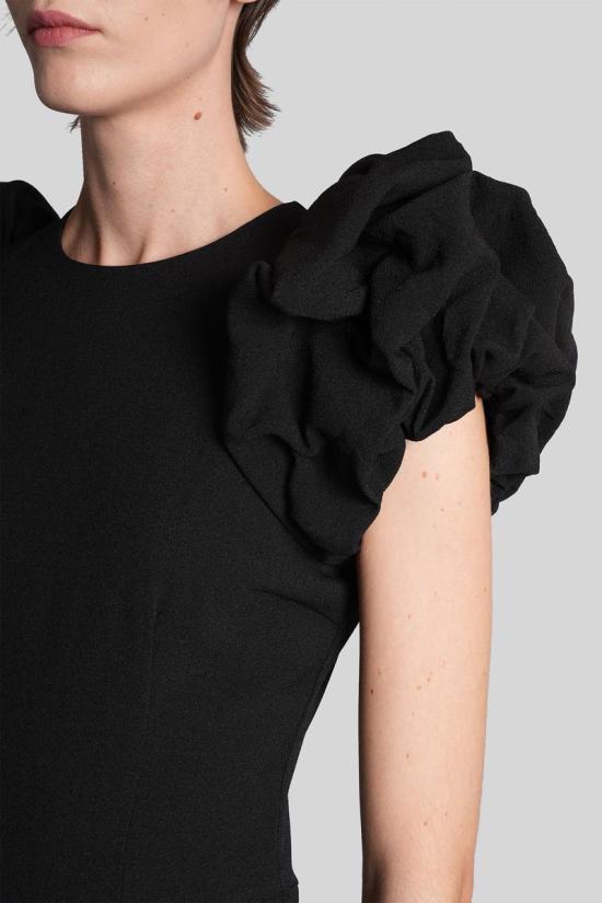 25FW 로테이트 바이 크리스텐슨 롱 원피스 426784 114668 Black - ROTATE BY BIRGERCHRISTENSEN