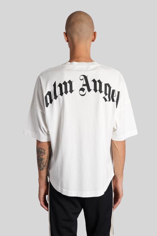 25FW 팜앤젤스 반팔 티셔츠 428137 PMAA10BF25JER001 WHITE - PALM ANGELS