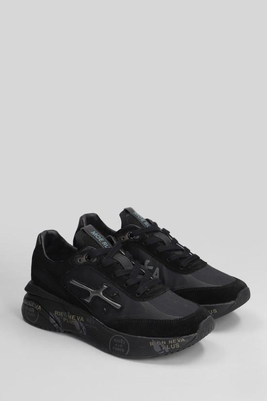 25FW 프리미아타 뮬/슬리퍼 426489 MOEROUND Black - PREMIATA