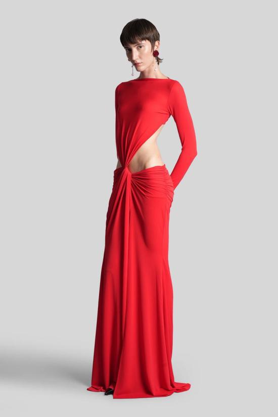 25FW 알렉스 페리 롱 원피스 427910 D1575FW25 RED - ALEX PERRY