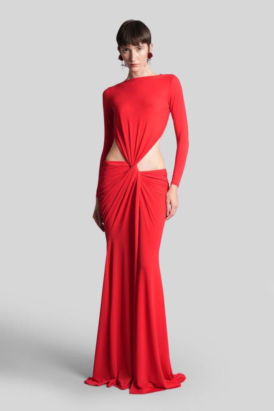 25FW 알렉스 페리 롱 원피스 427910 D1575FW25 RED