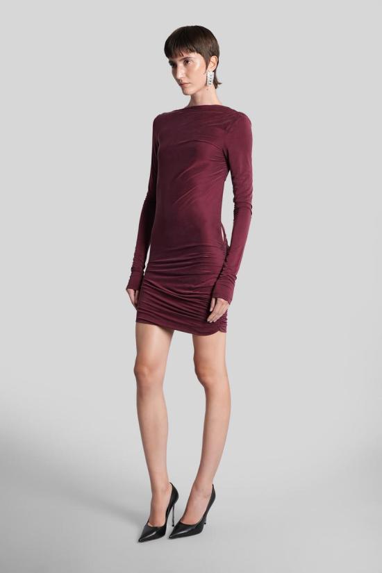 25FW 안다마네 숏 원피스 425745 T180133BTJV045 Red - ANDAMANE