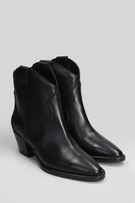 25FW 안나에프 뮬/슬리퍼 428862 9659 Black - ANNA F.