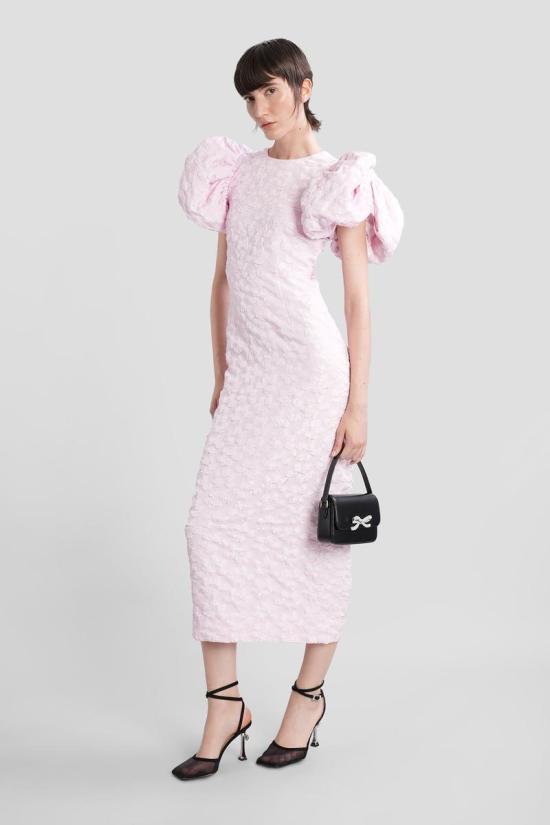 25FW 로테이트 바이 크리스텐슨 롱 원피스 423674 114791 Pink - ROTATE BY BIRGERCHRISTENSEN