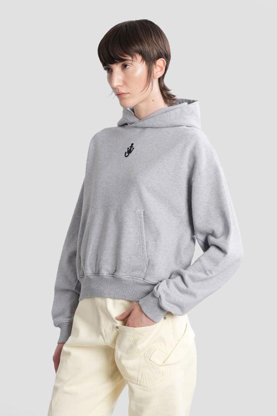 25FW JW앤더슨 후드 티셔츠 413161 JW0216PG1719 GREY - JW ANDERSON