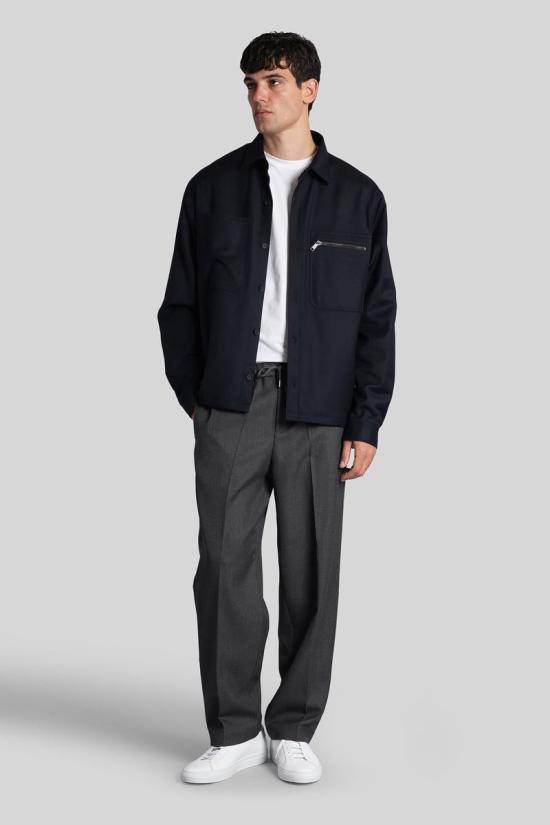 25FW 에르메네질도제냐 봄버 자켓 428121 UGV01A2 SOTM2 BLUE - ERMENEGILDO ZEGNA