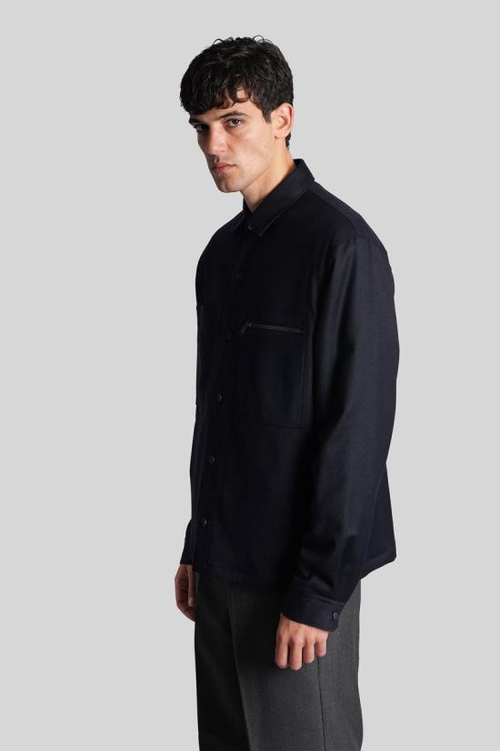 25FW 에르메네질도제냐 봄버 자켓 428121 UGV01A2 SOTM2 BLUE - ERMENEGILDO ZEGNA