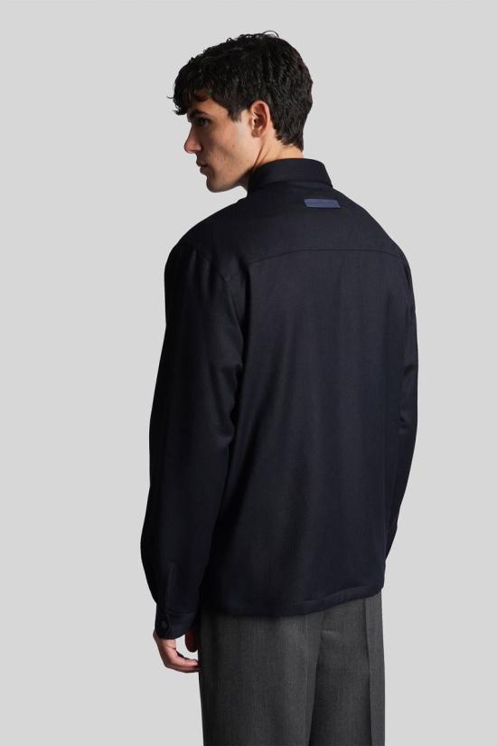 25FW 에르메네질도제냐 봄버 자켓 428121 UGV01A2 SOTM2 BLUE - ERMENEGILDO ZEGNA