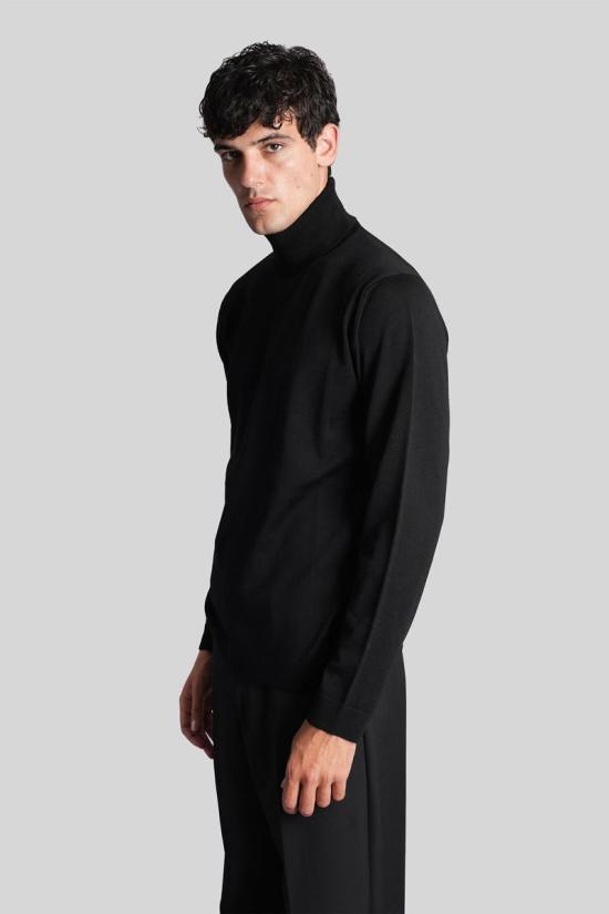 25FW 로베르토 콜리나 터틀넥 427341 253M01003 Black - ROBERTO COLLINA