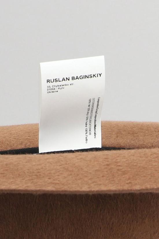 25FW 루슬란바진스키 버킷햇 423023 CWB033F WRB Black - RUSLAN BAGINSKIY