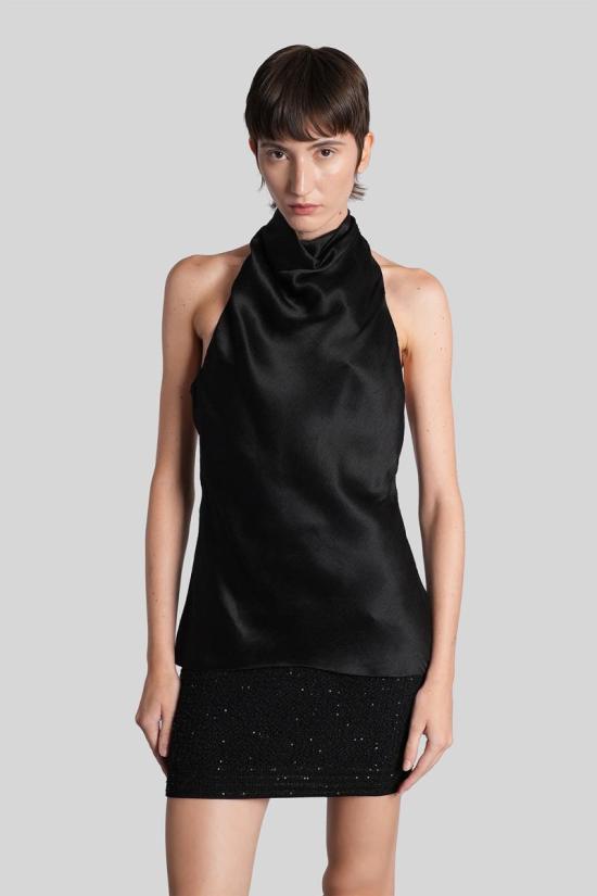 25FW 발망 숏 원피스 428159 FF1AE165SE94 Black