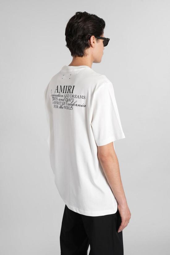 25FW 아미리 반팔 티셔츠 423479 AMJYTE1198 WHITE - AMIRI