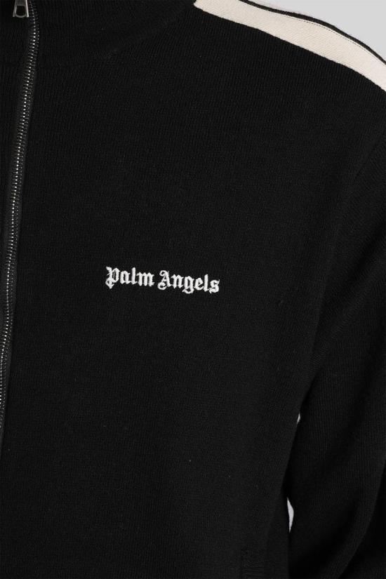 25FW 팜앤젤스 스웨터 428151 PMHA063F25KNI001 Black - PALM ANGELS