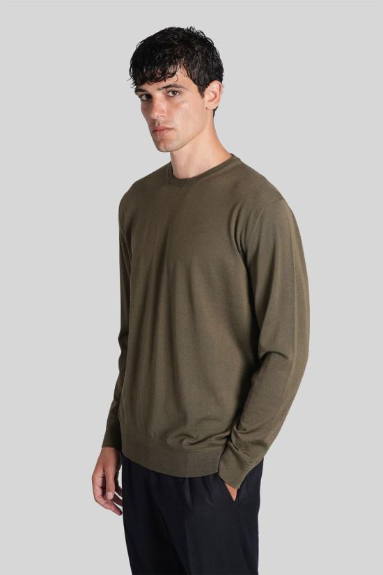 25FW 바레나 스웨터 425957 KNU40000429 GREEN - BARENA